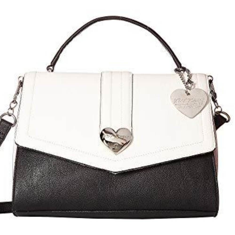 Betsey Johnson Heart Lock Satchel